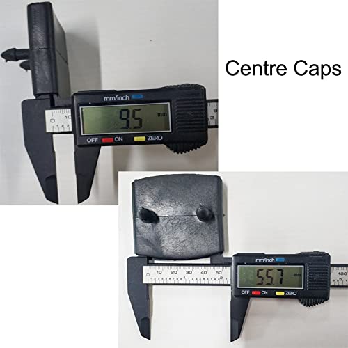 SmaUnicorn 30pcs 54-55mm Replacement Bed Slat Holders Kits for Holding Securing Wooden Slats Bed Base(20pcs End Caps and 10pcs Centre Caps)