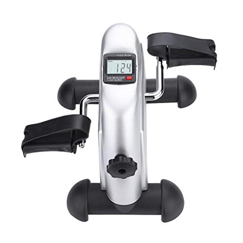 N/A Mini Pedal Stepper Exercise Machine LCD Display Indoor Cycling Bike Stepper Treadmill Ttraining Apparatus for Home Office Gym