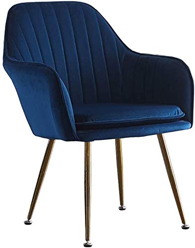 Kitchen Dining Room Furniture Chairs Dining Chairs Velvet Armchairs With Legs And Metal Back For Living Room Bedroom Kitchen Furniture (Color : P