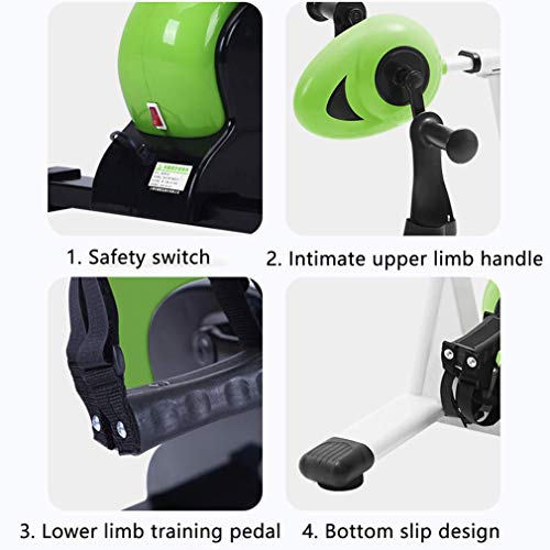 LUNEZY Electric Bike Foldable Home Elderly Upper And Lower Limbs Pedal Trainer, Handicap Disabled and Stroke Survivor Rehabilitation Equipment