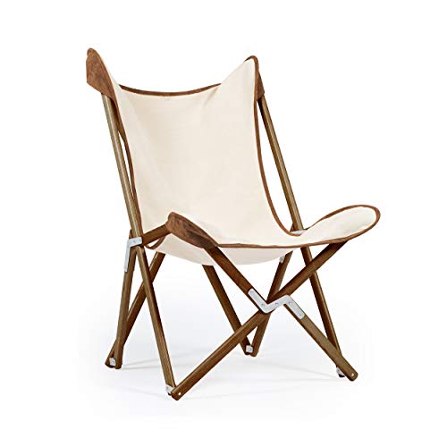 Telami–Tripolina Chair–Collection Recycled–Arm Chair–Foldable and Light – Pomegranate Colour – Natural Frame – Made in Italy - Outdoor Furniture,