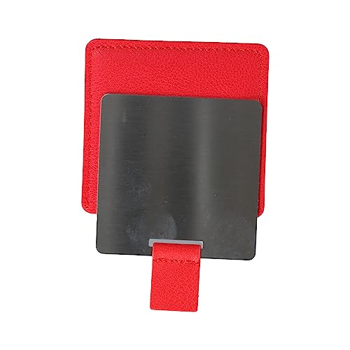 Leadigol Ultra-Thin Compact Mirror,Folding Vanity Mirror Cosmetic Tools PU Leather Foldable Square Unbreakable Pocket Mirror