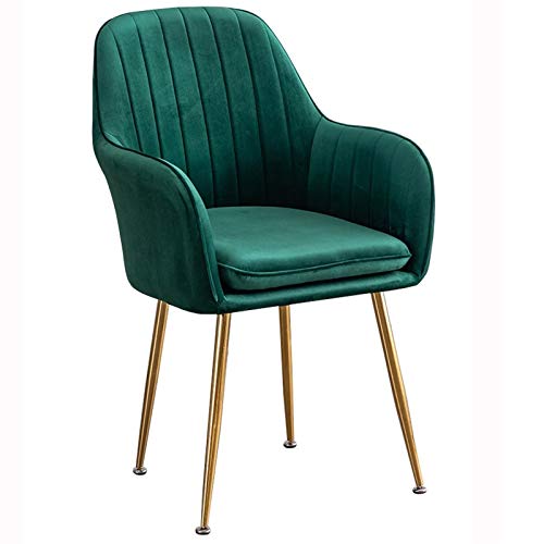 Modern Kitchen Dining Room Chairs Velvet Dining Chairs Living Room Armchair,with Metal Legs Velvet Seat And Backrests For Living Room Bedroom Kit