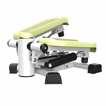 N/A Air Stair Climber Step Exercise Fitness Machine w/Bands Aerobic Equipment (Color : Argento)