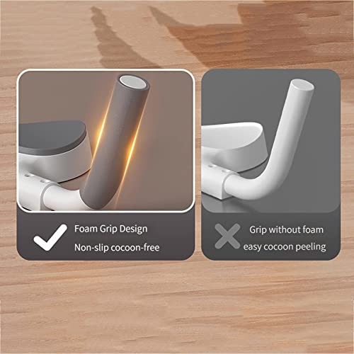 BETRAM Smart Plank Trainer, Portable Plank Abdominal Muscle Trainer, Multi-Function Timing Trainer with Timer, Home Fitness Equipment, Black whit