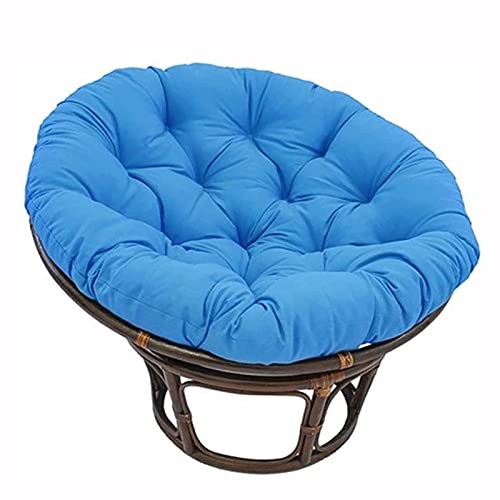 Overstuffed Papasan Chair Cushion,Outdoor Cloth Swing Rattan Chair Cushion,Oversized Round Cushion Thick Comfortable Oversized Papasan Pad(Chair