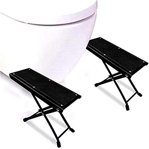 FIGO One Pair Folding Squatting Stool | Multi-Function Foldable 7-9" Height Squatting Toilet Step Stool | Multi-Function Toilet Stool Portable St