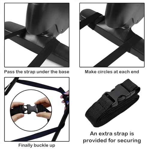 Hausse Portable Exercise Pedal Bike for Legs and Arms, Black Under Desk Mini Exercise Peddler Sitting for Seniors, Pedals Exerciser with LCD Disp