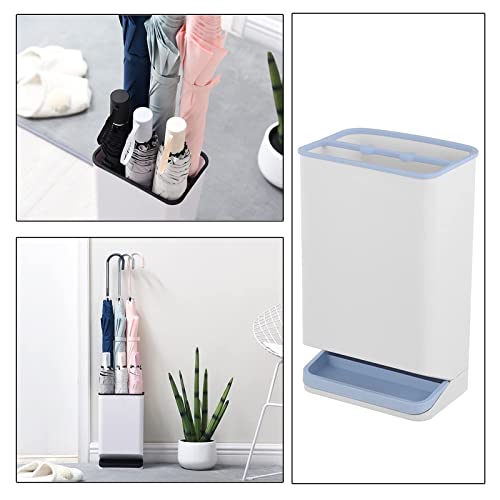 SEYFI Umbrella Stands Rack, Entryway Freestanding Umbrella Holder, Indoor Outdoor Umbrella Holder with Drip Tray, for Long/Short Umbrella Suitabl