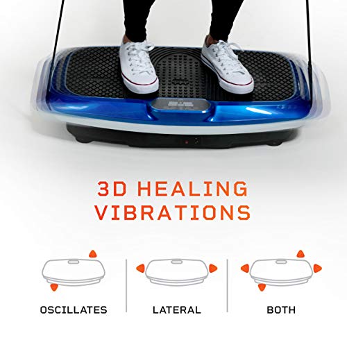 LifePro Hovert 3D Vibration Plate Machine - Dual Motor Oscillation, Lateral + 3D Motion Viberation Platform Machine - Full Whole Body Vibrarating