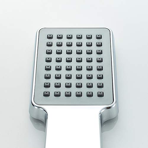 Ibergrif M20202 Shower Head, High Pressure Square Shower Heads, Universal Handheld Shower Head, Saving Shower Head, Rainfall Shower Head for Bath