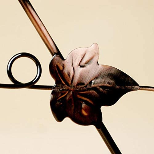 NEOCHY Retro Style Bronze Wine Holder Maple Leaf Wine Rack Holder Pretty Ornaments Home Accessories Barware