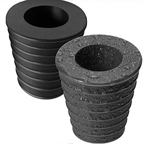 DUDNJC 2 Pcs Patio Umbrella Cone Umbrella Wedge Plug, 1.5 in Parasol Base Stand, Patio Table Hole Ring Plug for Glass Patio Garden Beach Table Um