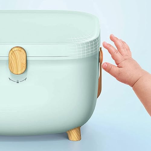 Household Medicine Storage Box, GAESHOW Medicine Box, Fold 2-Layer First Aid Box, Medical Box Organizer, Portable Medicine Chest Storage Box, Med