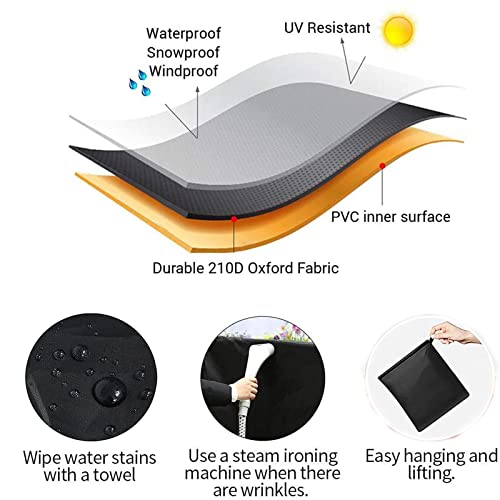 Outdoor Furniture Cover,Waterproof Patio Furniture Covers - Outdoor Garden Sofa Cover Patio Garden Furniture Protection for Most Shapes of Dining