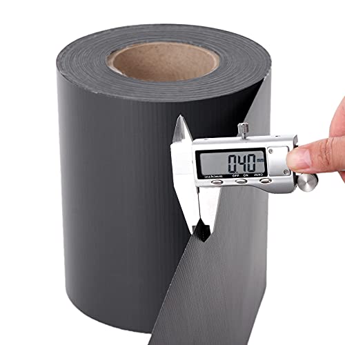 SONGMICS PVC Strips Garden Fence Roll Privacy Screen 70 m x 19 cm Complimentary 25 x Mounting Clips GPJ070H, Charcoal