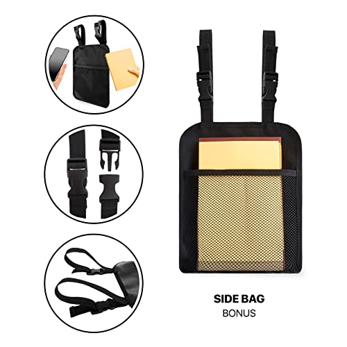 Gigco21 Zero Gravity Footrest Cushion 3" x 16", Indoor/Outdoor, Waterproof/Slip Proof - with Chair Side Bag