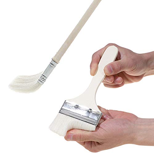 Ewrap Wallpaper Hanging Kit Wallpaper Tools Wallpaper Smoothing Tool with Paint Brush, Wallapaper Scraper, Red Squeegee, Tape Measure