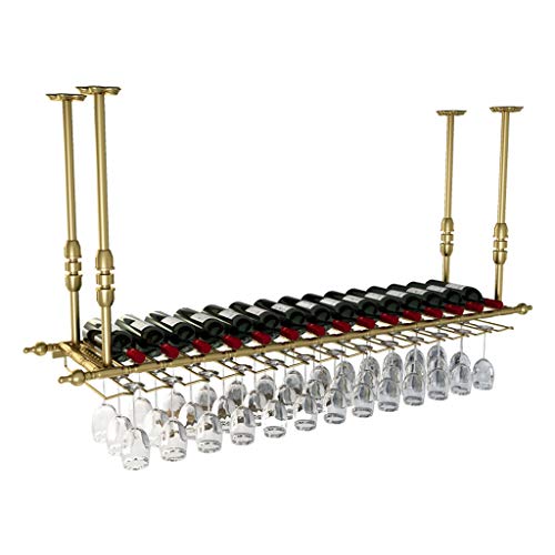 Stylish Simplicity Wine Glass Holder Vintage Wrought Iron Ceiling Stylish Simplicity Down Glass Wine Cup Holder Kitchen or Office Tableware Bottl