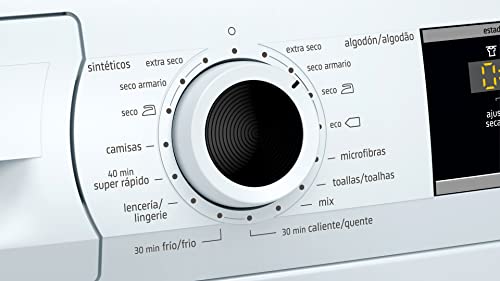 Balay 3SB286B Tumble Dryer with Heat Pump, 8 kg, A+, 600 W, White