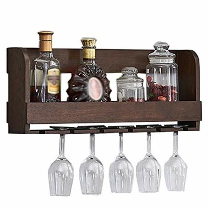 ZYZMH Log Wine Lac Hanging on the Wall Decoration Wine Rack Room Wine Rack Home Creative Bottle