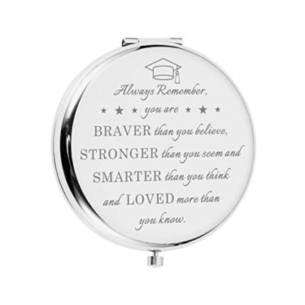 2023 Graduation Gifts for Her Graduation Gifts Compact Mirror for Her Women Girls Teens Inspirational College Masters Degree Senior Graduation Ma