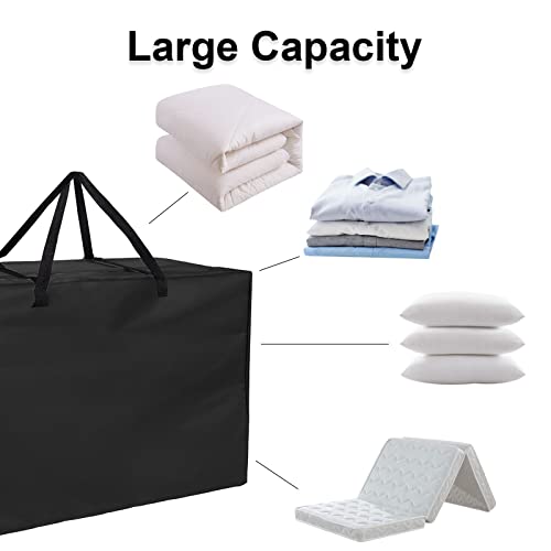 Hohong Folding Mattress Storage Bag for Milliard 10cm Folding Mattress,Tri Folding Mattress Carry Case Tri-Fold Guest Bed Mattress Bag-80x66x33cm