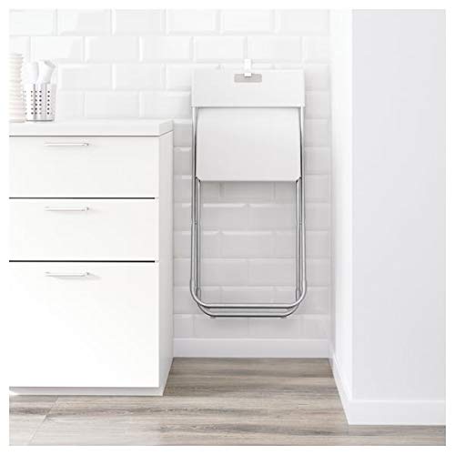 BestOnlineDeals01 GUNDE Folding chair, white, 41x45x78 cm durable and easy to care for. Foldable chairs. Dining chairs. Chairs. Furniture. Enviro