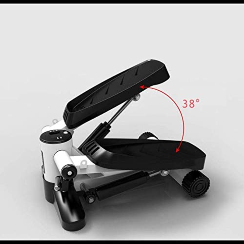 N/A Fitness Mini Stepper Stair Stepper Exercise Equipment with Resistance Bands and Twisting Action 43 * 24 * 33cm