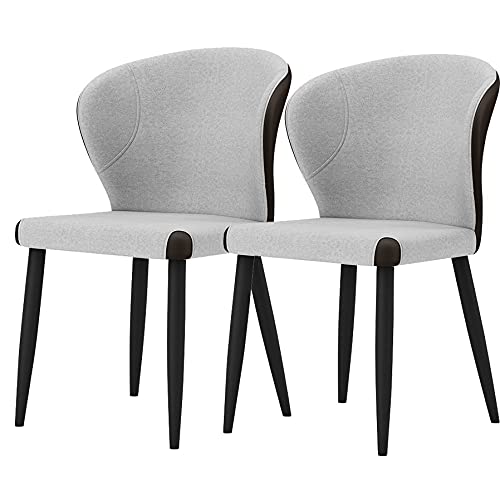 dining chair Kitchen Dining Room Furniture Chairs Dining Chairs Set Of 2 Modern Kitchen Chair Upholstered Leisure Chairs with Carbon Steel Legs S