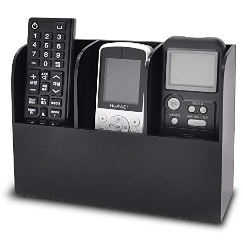 lamavido Remote Control Holder Mobile Phone Holder Office Organizer (G3-3 slots black)