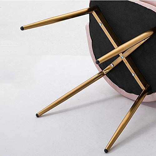 Modern Kitchen Dining Room Chairs Velvet Dining Chairs Set Of 4,Sturdy Metal Feet with Armrests and Backrest Kitchen Living Room Chairs (Color :