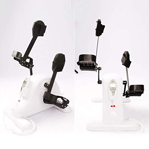 Portable Exercise Bike Pedals, Portable Home Pedal Exerciser Gym Fitness Leg Arm Cardio Training Adjustable Resistance with LCD Display for Women