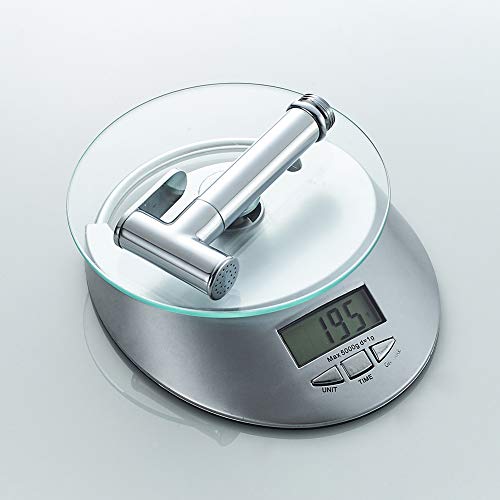 Ibergrif M20283 Handheld Bidet Sprayer Brass Toilet Sprayer Head Muslim Shattaf Shower Head Cloth Bathroom Diaper Sprayer for Pet Bathroom Toilet