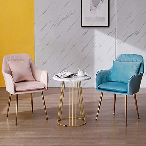 Kitchen Dining Room Furniture Chairs Velvet Dining Chairs Set Of 4 Living Room Armchair with Metal Legs Velvet Seat And Backrests for Living Room