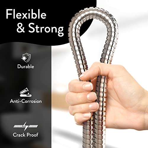 DIY Doctor Universal Shower Hose - 1.75m x 11mm Extra Long Shower Hose - Flexible Shower Hose - Longer Than Shower Hose 1.5m - Shower Pipe - Stai