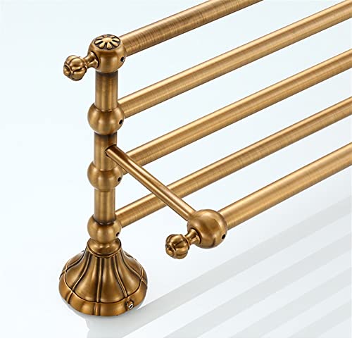 HIGOH Towel Racks,Bathroom Towel Rack Wall Mounted Towel Holder,Bathroom Accessory Antique Aluminum Towel Rack,Towel Holder Bathroom Shelf,Bath H