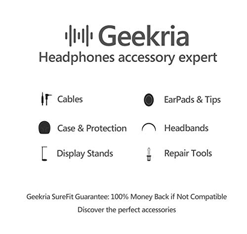 Geekria Foldable Wall Mount Headphones Holder, Headset Wall Hanger, Aluminum Wall Mount Hook, Hold Up to 1kg with 3M Tape, 20kg with Screws, Stan