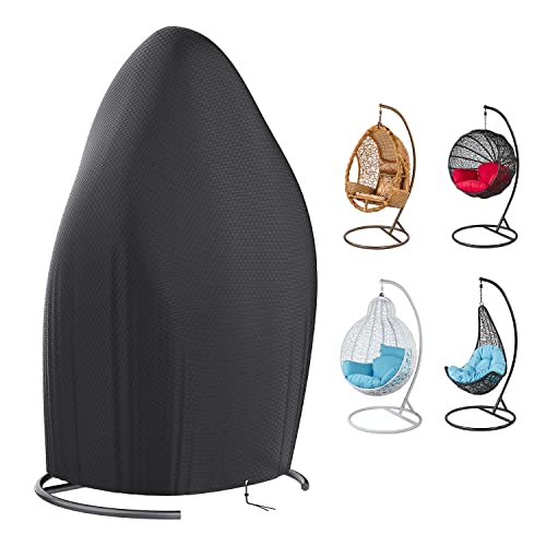 Estefanlo Egg Chair Cover Waterproof Heavy Duty Hanging Egg Chair Covers