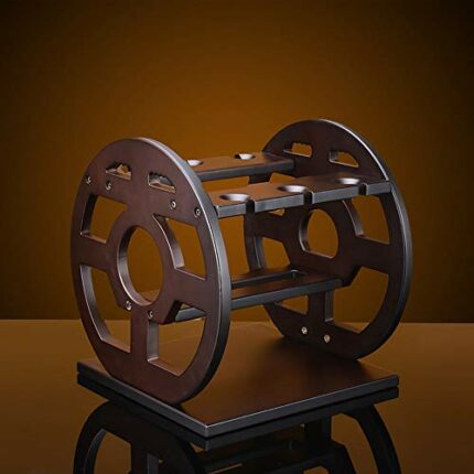 ZYZMH Rack wooden wine rack bar rack wooden hanger rack wedding home decoration