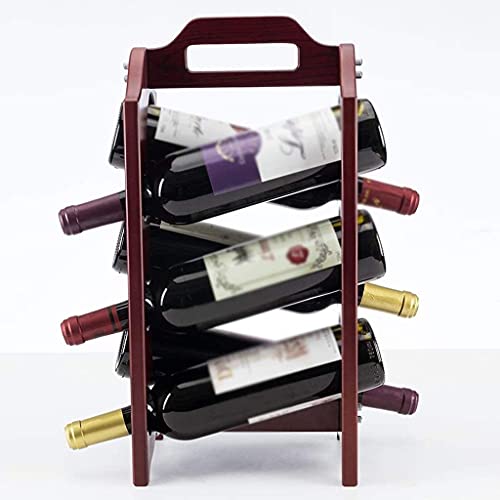 NEOCHY European Creative Wine Rack, Solid Wine Bottle Rack Shelf Home Decoration