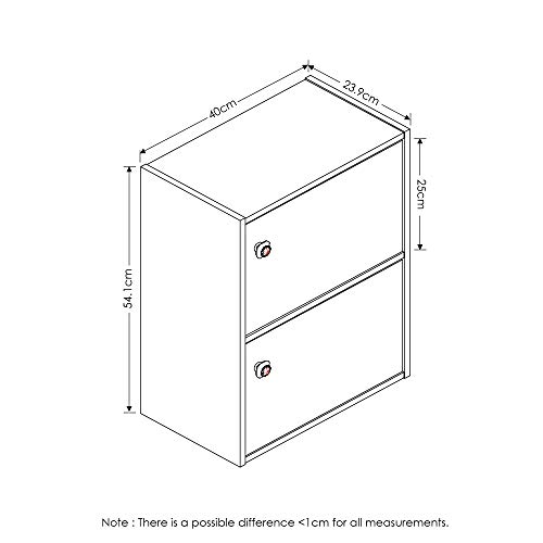 FURINNO Bookcases, Wood, Steam Beech, one size