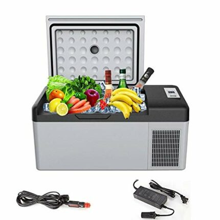 SDFGH Portable Compressor Fridge Freezer for car and Home 12V/24V Car Refrigerator Freeze for Home Traveling -20 Degrees Auto Cool