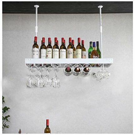 Ceiling Stylish Simplicity Down Wine Glass Holder Stylish Simplicity Industrial Retro Metal Wrought Iron Home Stylish Simplicity Glass Wine Glass
