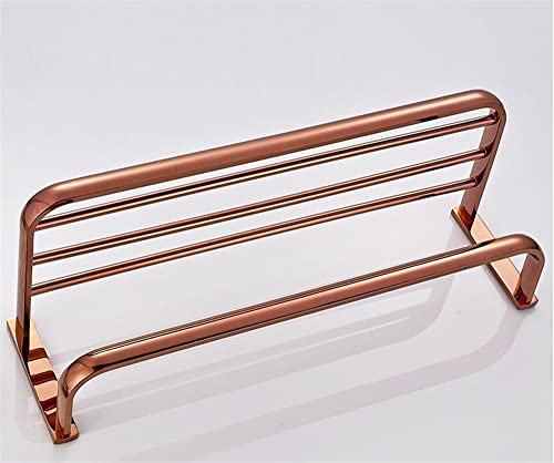 HIGOH Towel Racks,Bathroom Towel Rack Wall Mounted Towel Holder,Brass Bathroom Accessories,Towel Rack,Bathroom Shelf,Towel Holder