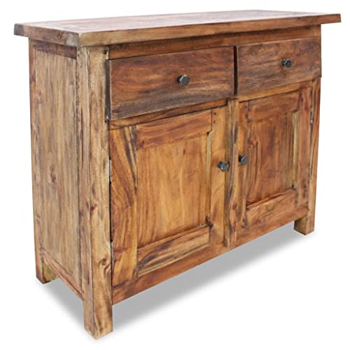 DSHGDJF Sideboards and Buffets Cabinet with Storage Decor Solid Reclaimed Wood 29.5"x11.8"x25.6"
