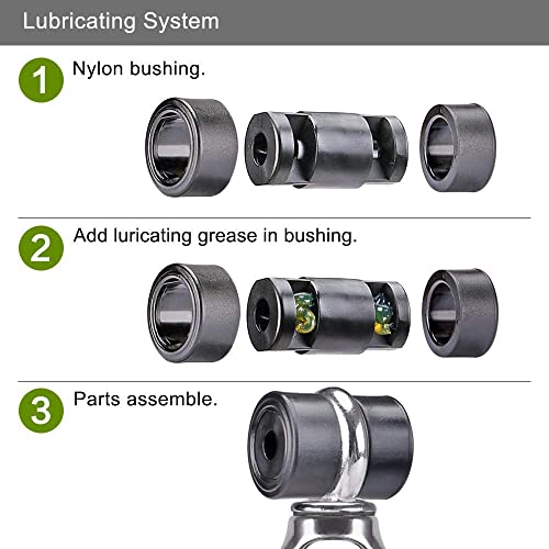 SELEWARE Heavy Duty Swing hook, Silent Swing Hanger, Tire Swing Swivel Hanger, 450 KG Capacity Permanent Anti-rust SUS304 Heavy Duty Hanging Hard
