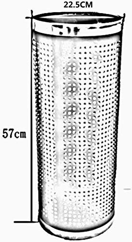 NEOCHY Umbrella Stand Stainless Steel Round Hotel Bank Mall Home Corridor Balcony Simple Storage Rack