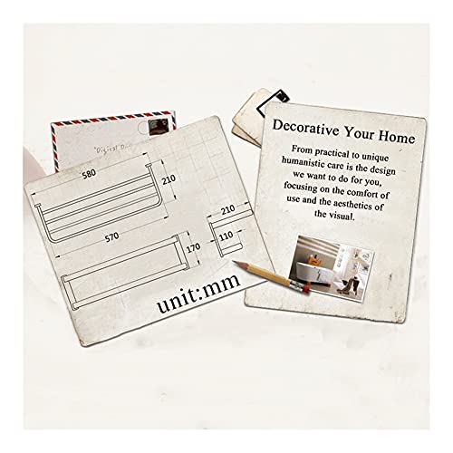 HIGOH Towel Racks, Bathroom Towel Rack Wall Mounted Towel Holder,Rose Bath Towel Bar,Bathroom Towel Rail,Brass European Towel Rack Towel Holder,A