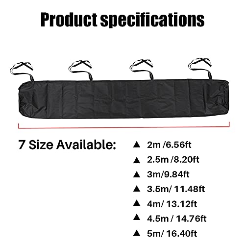 Patio Awning Cover, Patio Protection Canopy, Heavy Duty Weather Proof Polyester Fabric, Protective Cover for 2.5M Wide Retractable Awnings, for G